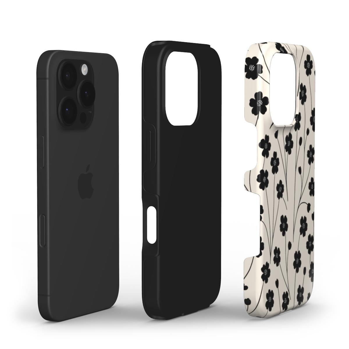 Tough Phone Case - Ivory Flora