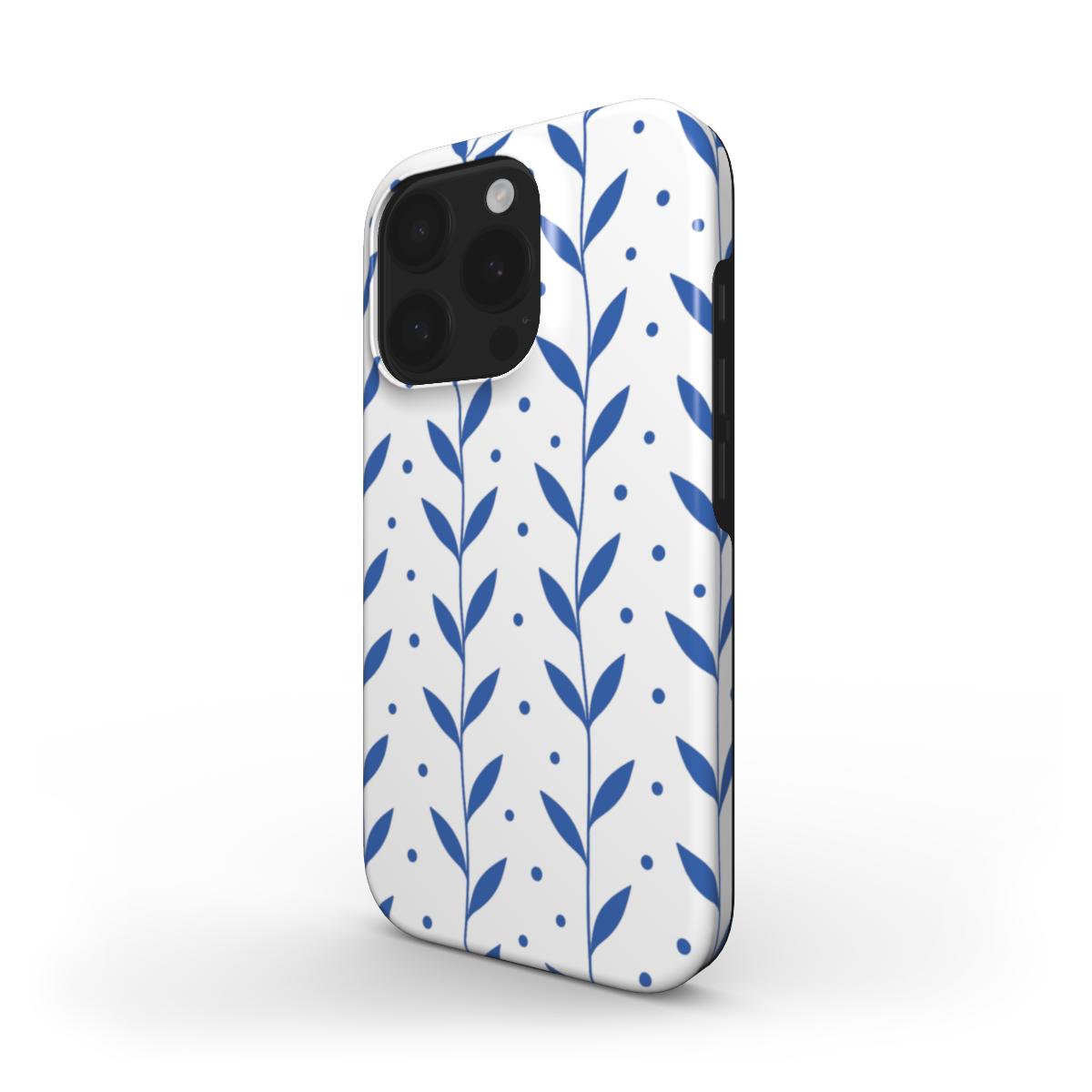 Tough Phone Case - Indigo Bloom