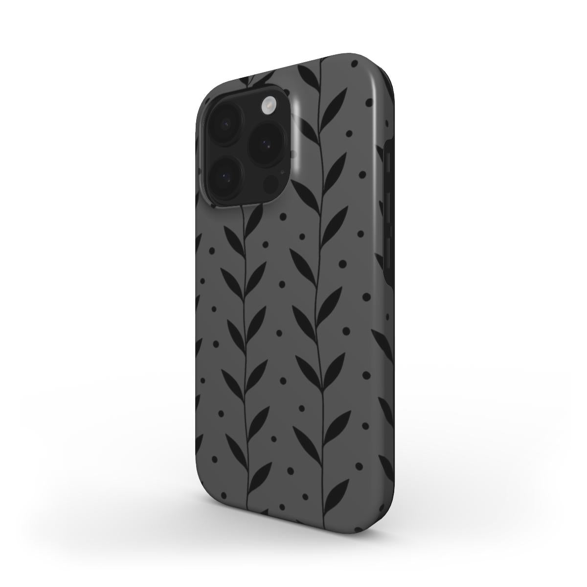Tough Phone Case - Ink Leaf