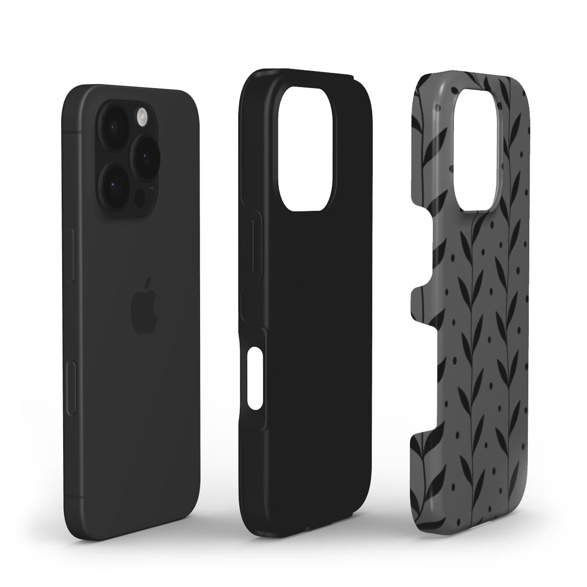 Tough Phone Case - Ink Leaf