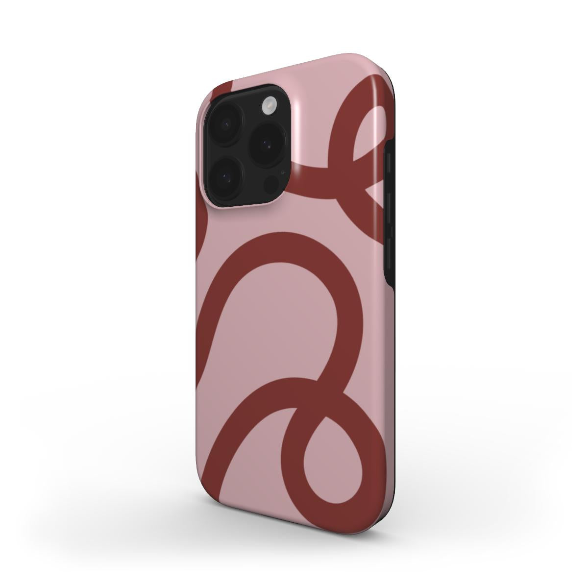 Tough Phone Case - Crimson Curl