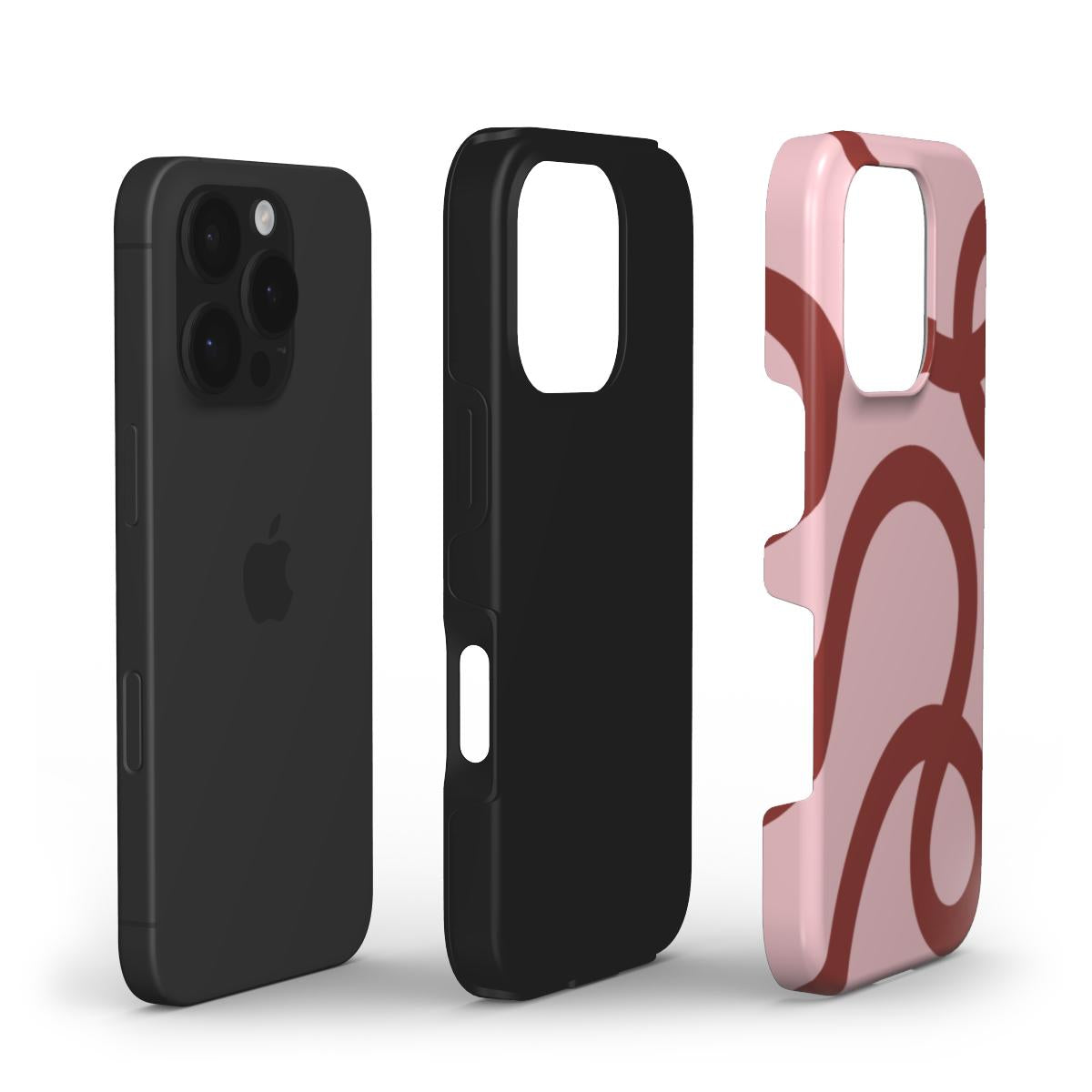 Tough Phone Case - Crimson Curl