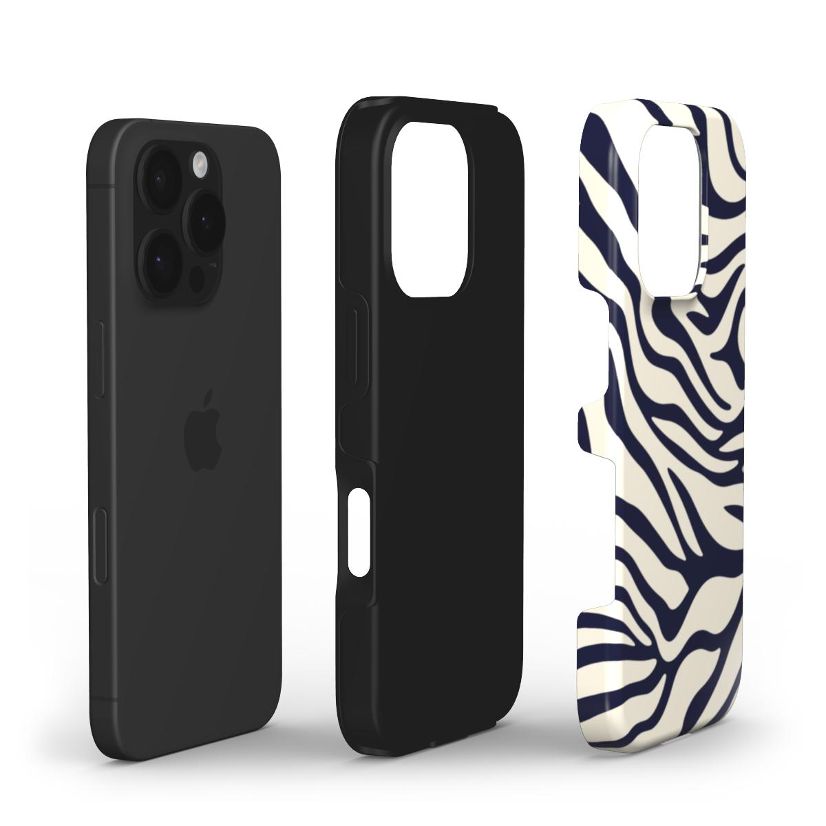 Tough Phone Case - Noir Stripe