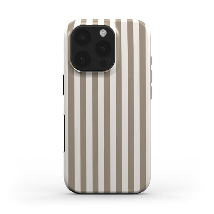 Tough Phone Case - Line Cream