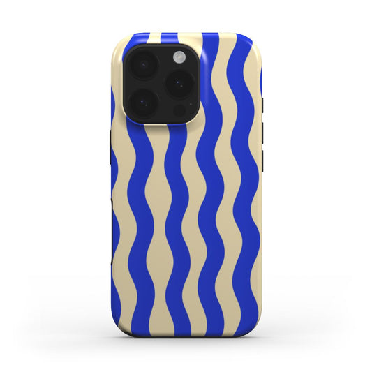 Tough Phone Case - Aqua Curve