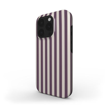 Tough Phone Case - Line Plum