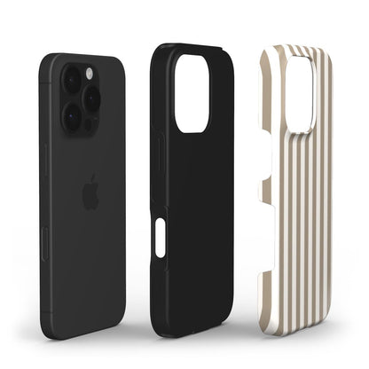 Tough Phone Case - Line Cream