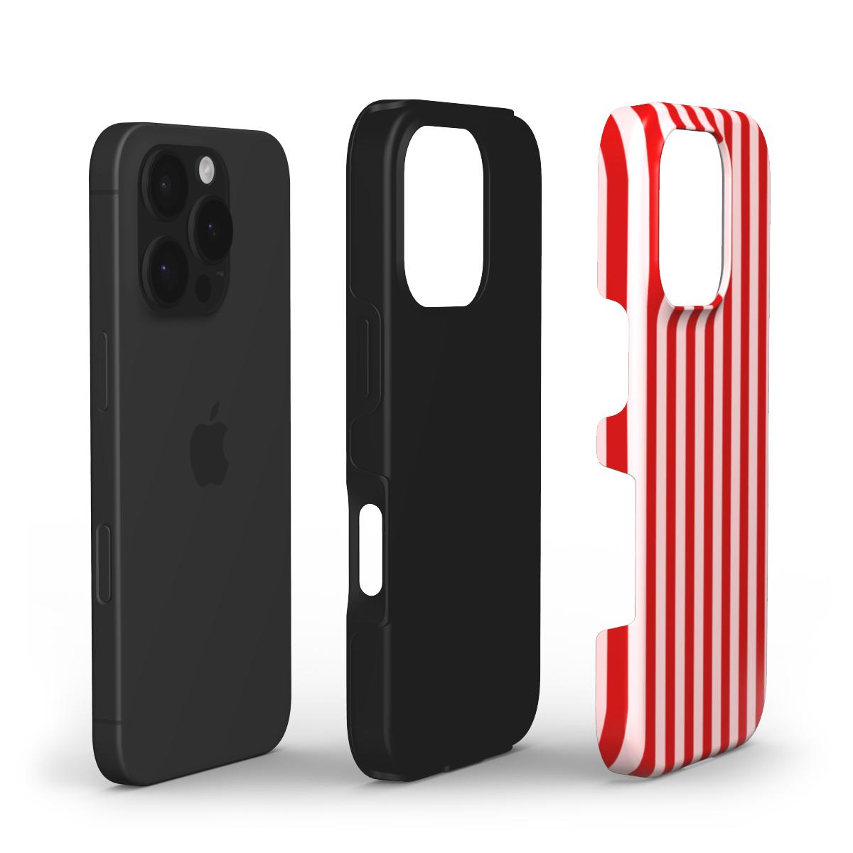 Tough Phone Case - Line Ruby