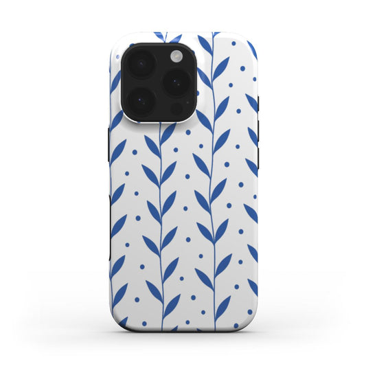 Tough Phone Case - Indigo Bloom