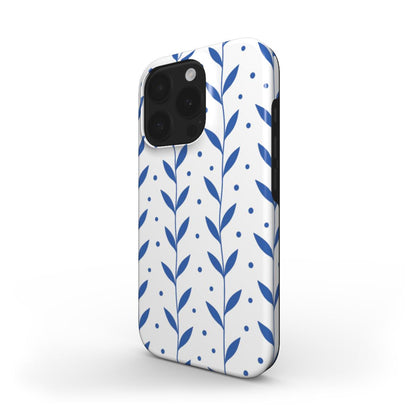 Tough Phone Case - Indigo Bloom
