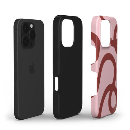 Tough Phone Case - Crimson Curl
