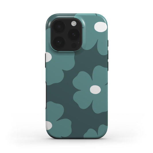 Tough Phone Case - Teal Bloom