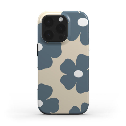 Tough Phone Case - Blue Bloom