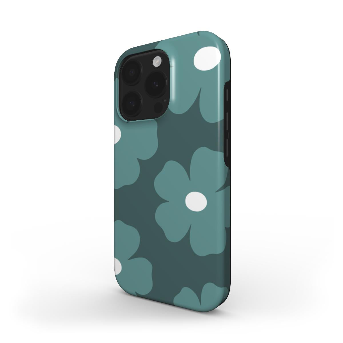 Tough Phone Case - Teal Bloom